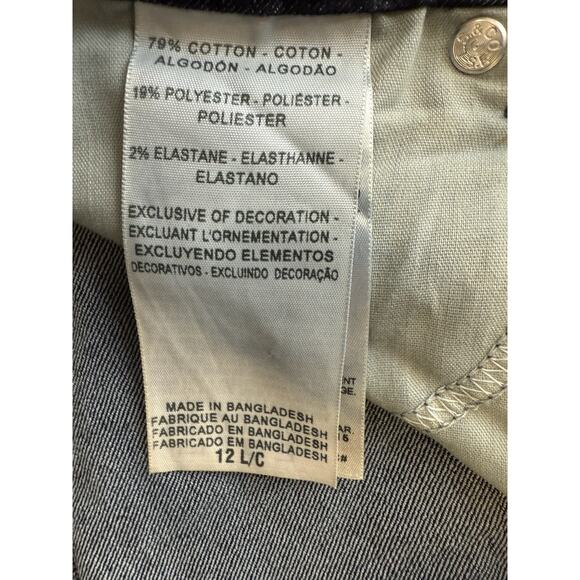 Levi's Denizen Jeans Women’s 12 Blue Modern Skinny Dark Wash Mid Rise - Picture 6 of 11